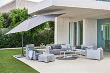 Cane-line parasol hyde luxe med diamond lounge